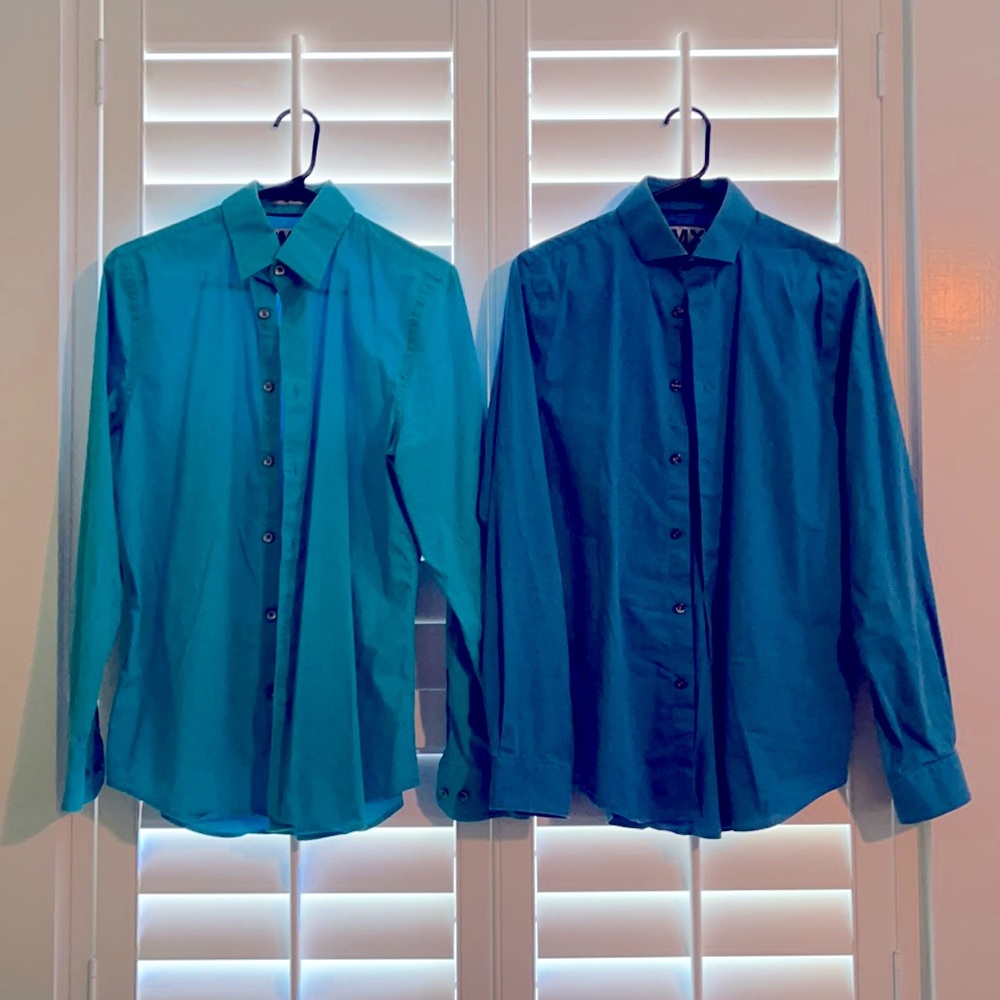 1MX Express Fitted Men’s Button-down Dress Shirts